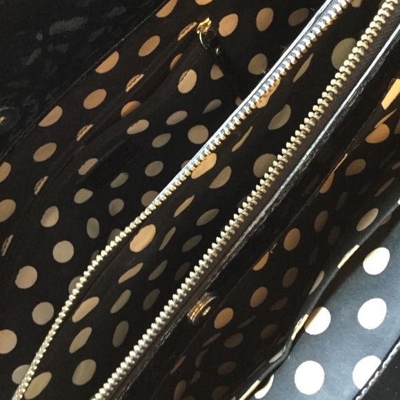 Kate Spade large polka dot interior handbag - Picture 7 of 8